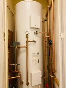 unvented cylinder boiler install